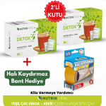 İkili Paket Detox Çayı ve Halı Kaydırmaz Bant Hediye